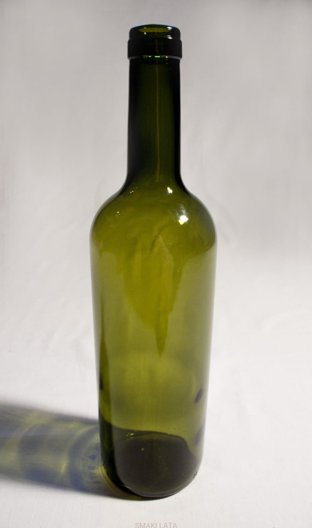 Butelka na wino 750 ml (0,75 l) oliwkowa